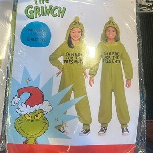 Party City Classic Grinch Zipster Onesie
